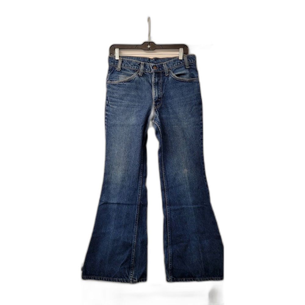Rare VTG. Levi's 70s Bell Bottoms Orange Tag Flair Denim Jeans Vintage Hippie